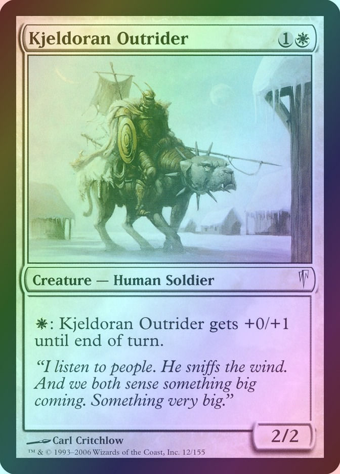Kjeldoran Outrider (CSP) (12) / Foil