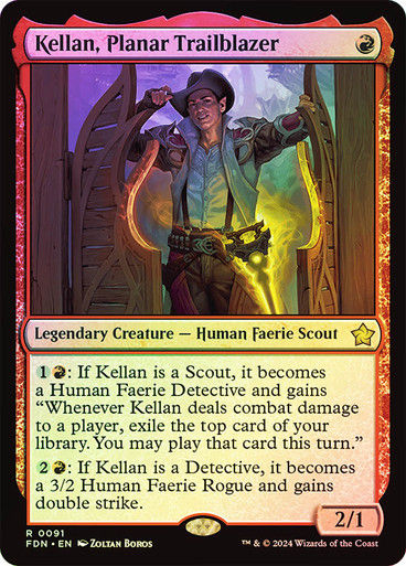 Kellan, Planar Trailblazer (FDN) (91) / Foil