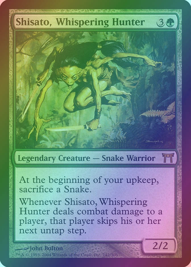 Shisato, Whispering Hunter (CHK) (242) / Foil