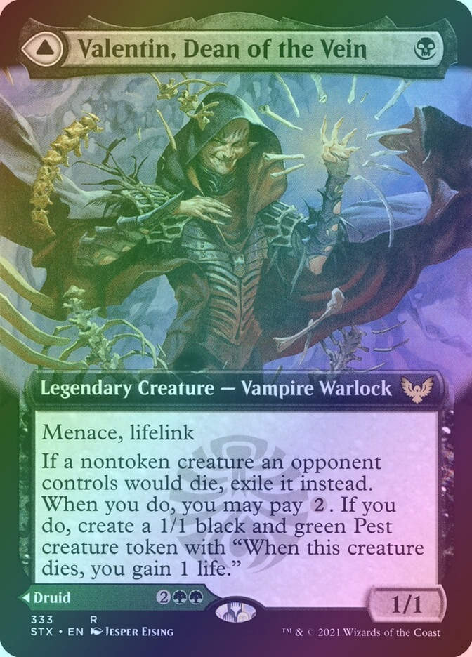 Valentin, Dean of the Vein // Lisette, Dean of the Root (STX) (333) /Foil