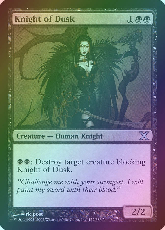 Knight of Dusk (10E) (152) / Foil