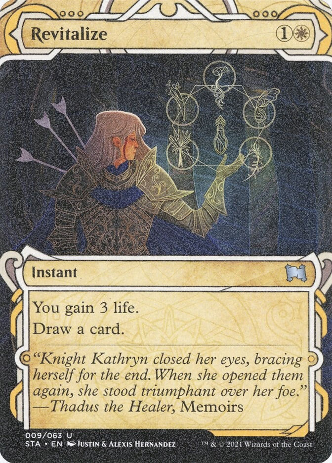 Revitalize (STA) (9) / Borderless / Showcase / Foil Etched