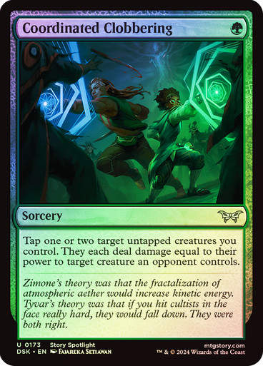 Coordinated Clobbering (DSK) (173) / Foil