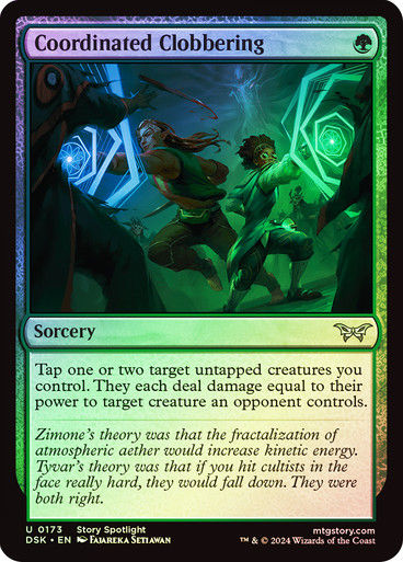 Coordinated Clobbering (DSK) (173) / Foil