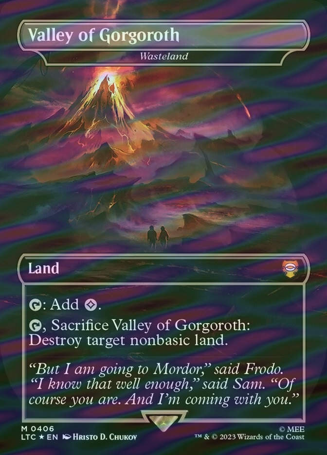 Wasteland (LTC) (406) / Borderless / Surge Foil