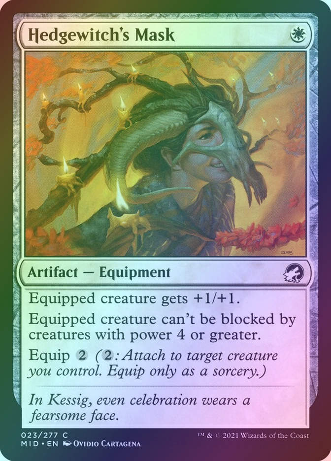 Hedgewitch's Mask (MID) (23) / Foil