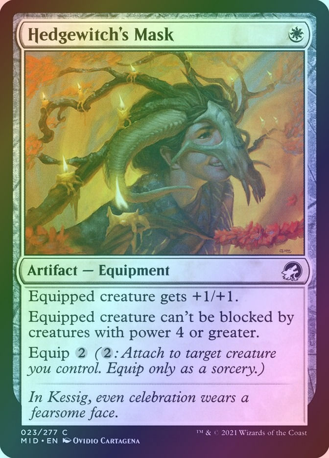 Hedgewitch's Mask (MID) (23) / Foil