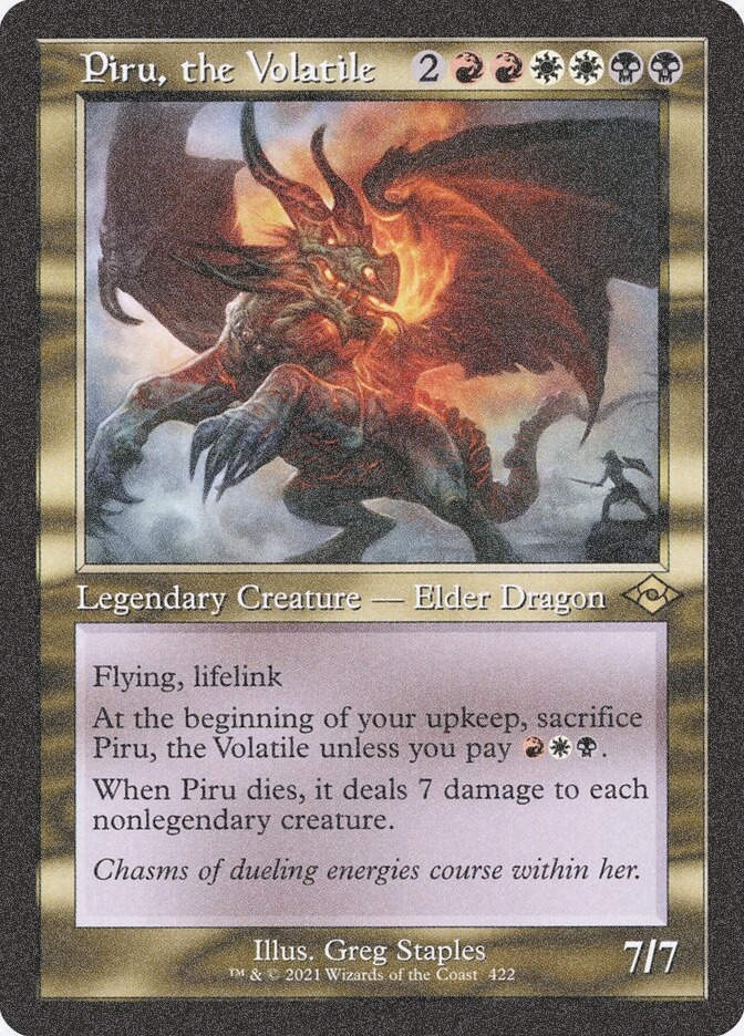 Piru, the Volatile (MH2) (422) / Foil Etched