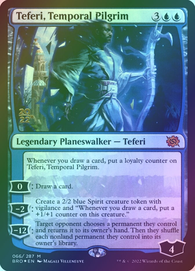 Teferi, Temporal Pilgrim (PBRO) (66s) / Foil