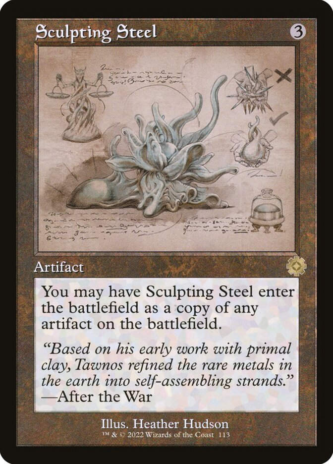 Sculpting Steel (BRR) (113) / Schematic