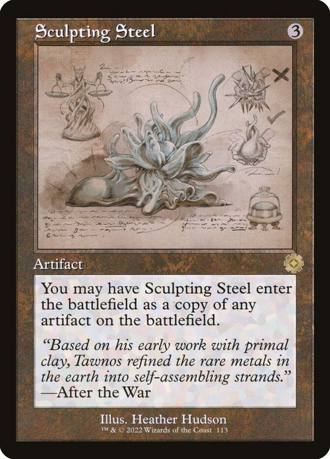 Sculpting Steel (BRR) (113) / Schematic