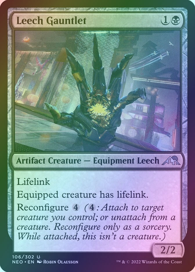 Leech Gauntlet (NEO) (106) / Foil