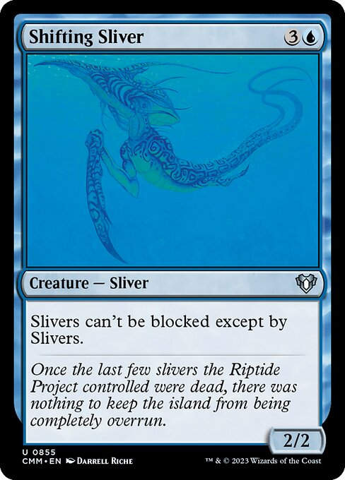Shifting Sliver (cmm) (Commander Deck)