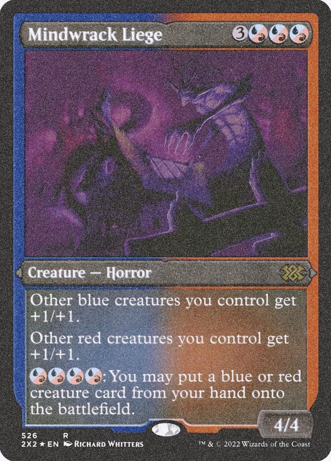 Mindwrack Liege (2X2) (526) / Foil Etched