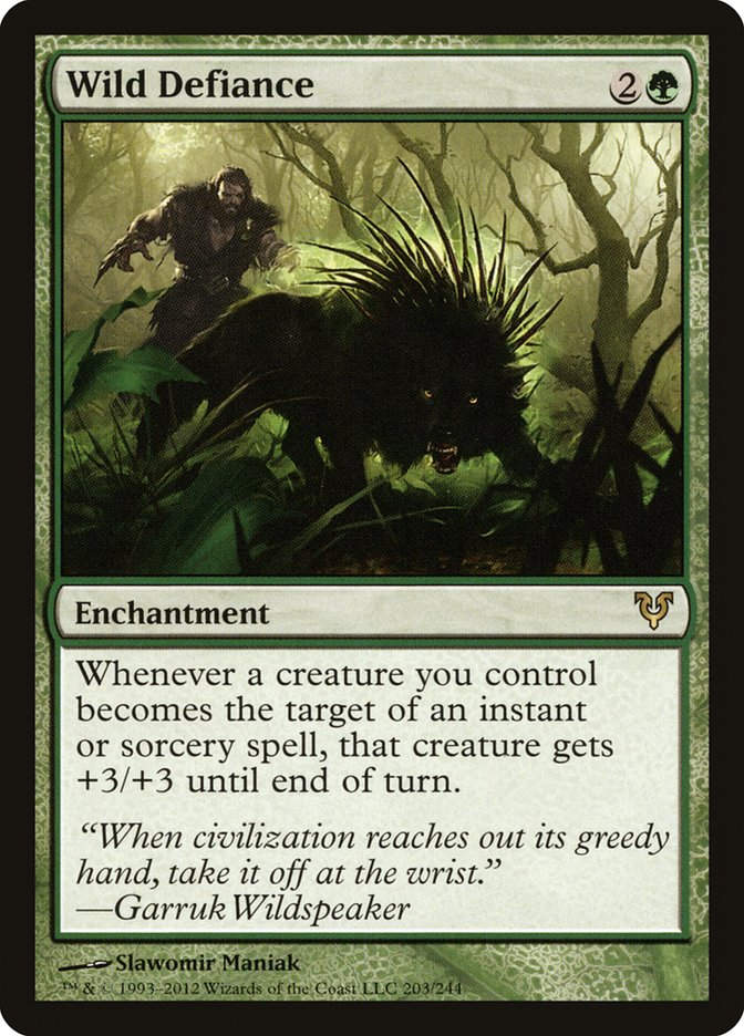 Wild Defiance (AVR) (203) / Foil