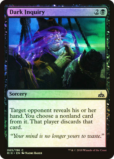 Dark Inquiry (RIX) (65) / Foil