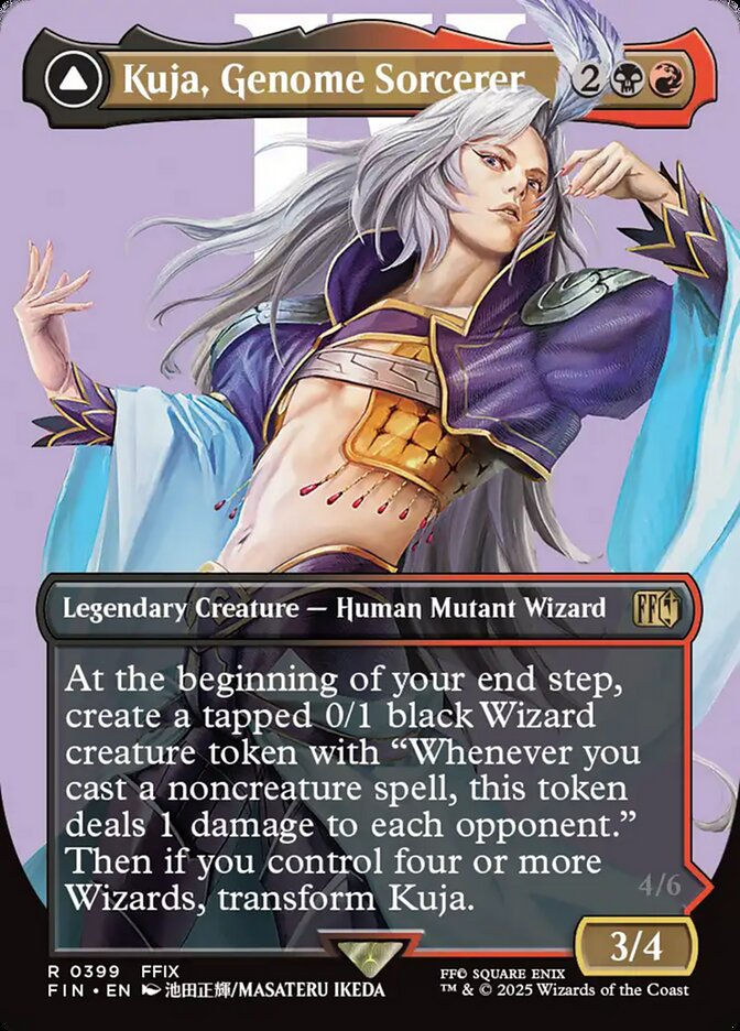 Kuja, Genome Sorcerer // Trance Kuja, Fate Defied (FIN) (399) / Borderless — cara 1 de 2