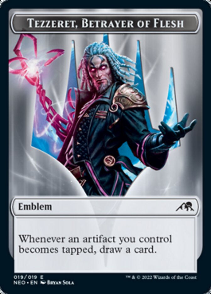 Tezzeret, Betrayer of Flesh Emblem (Token NEO)