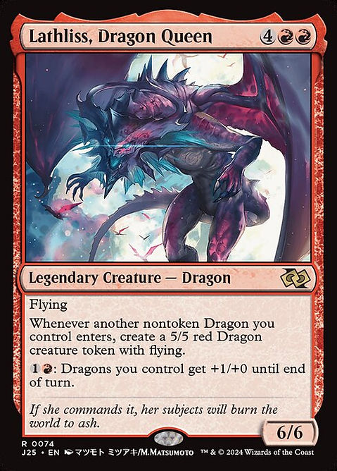 Lathliss, Dragon Queen (J25) (74) | MTG Wolf México