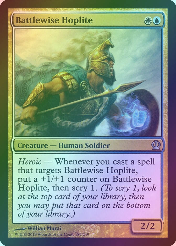 Battlewise Hoplite (THS) (189) / Foil