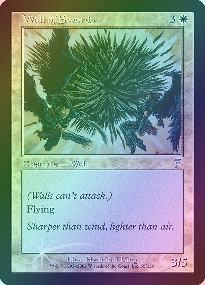 Wall of Swords (7ED) (55★) / Foil
