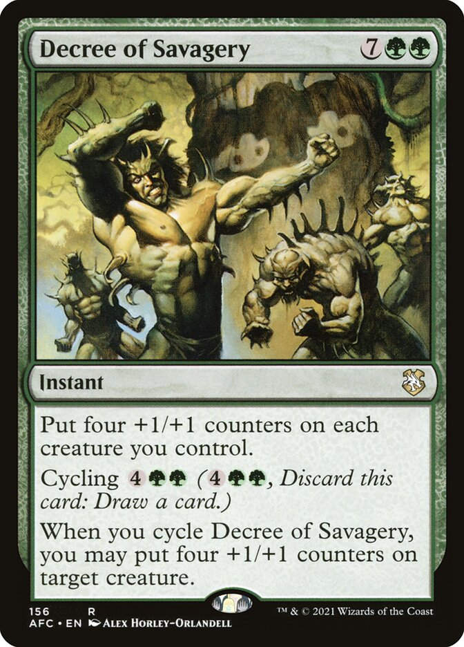 Decree of Savagery (AFC) (156)