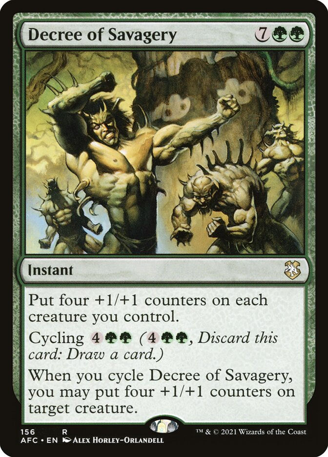 Decree of Savagery (AFC) (156)
