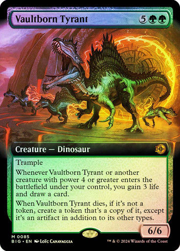 Vaultborn Tyrant (BIG) (85) / Extended Art / Foil
