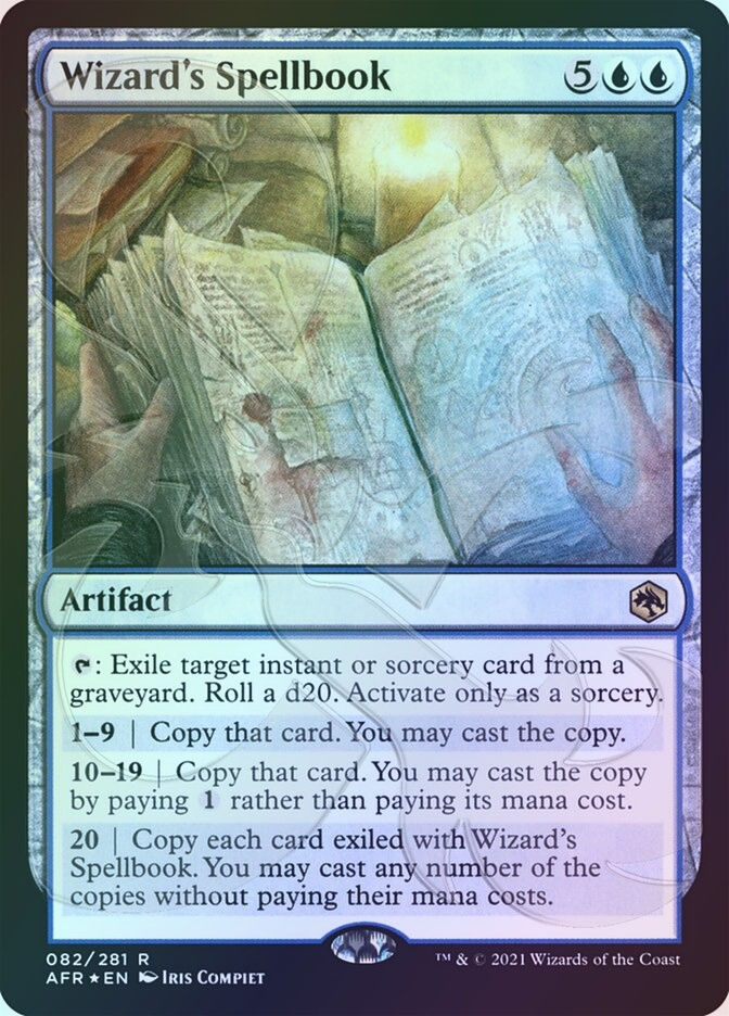 Wizard's Spellbook (PAFR) (82a) / Embossed Foil