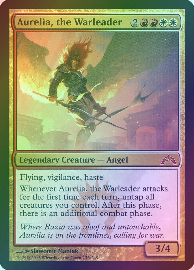 Aurelia, the Warleader (GTC) (143) / Foil