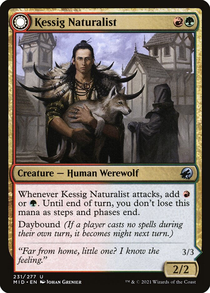Kessig Naturalist // Lord of the Ulvenwald (MID) (231) — cara 1 de 2