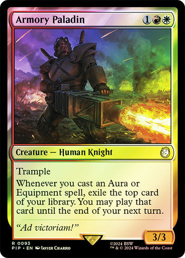 Armory Paladin (pip) (93) / Foil