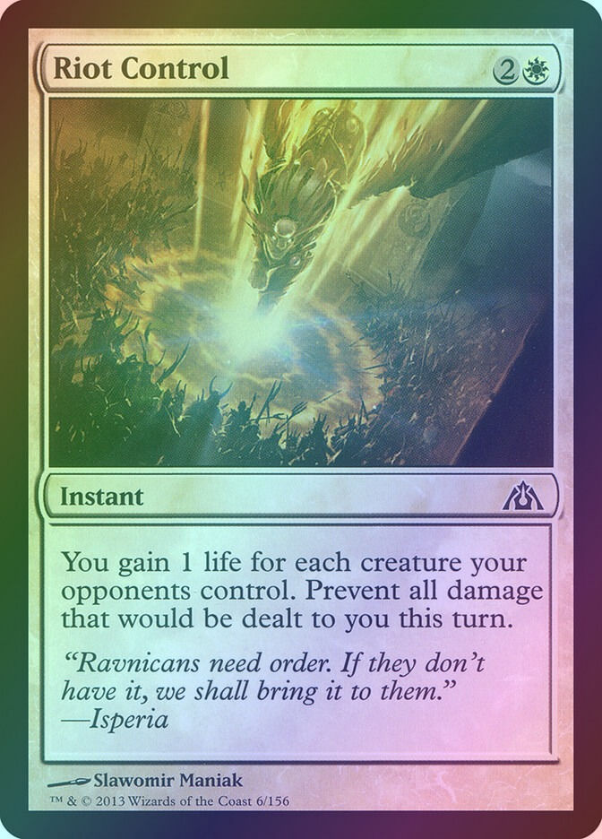 Riot Control (DGM) (6) / Foil