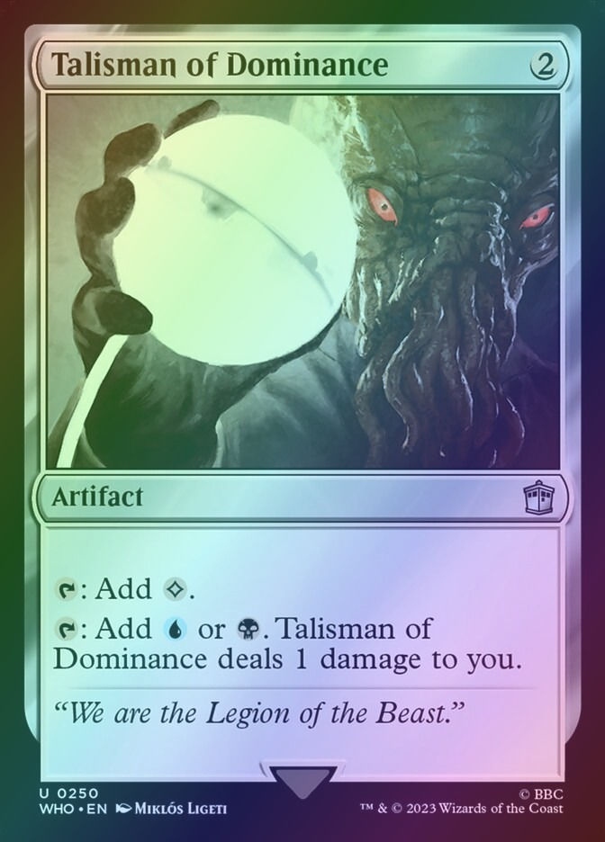 Talisman of Dominance (WHO) (250) / Foil