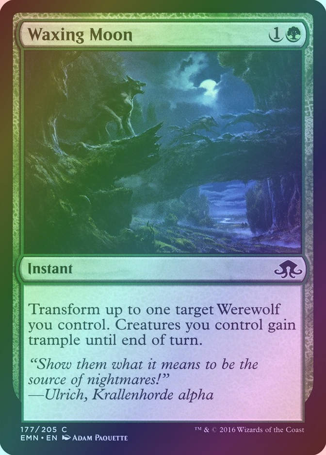 Waxing Moon (EMN) (177) / Foil