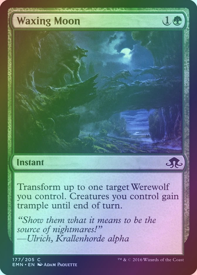 Waxing Moon (EMN) (177) / Foil