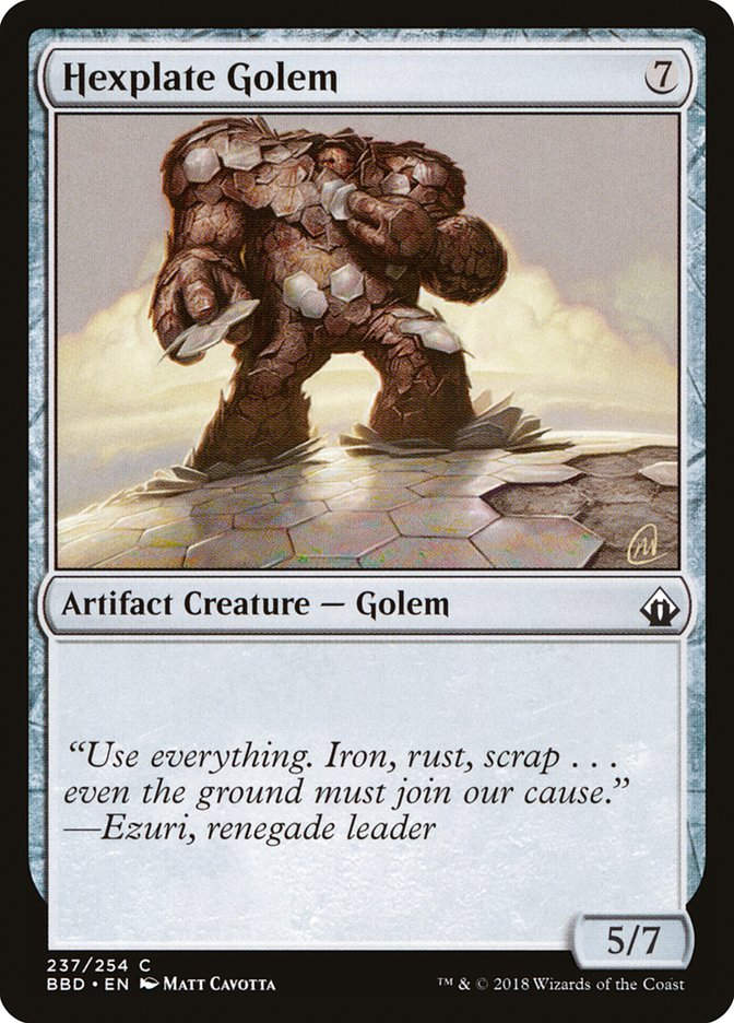 Hexplate Golem (BBD) (237) / Foil