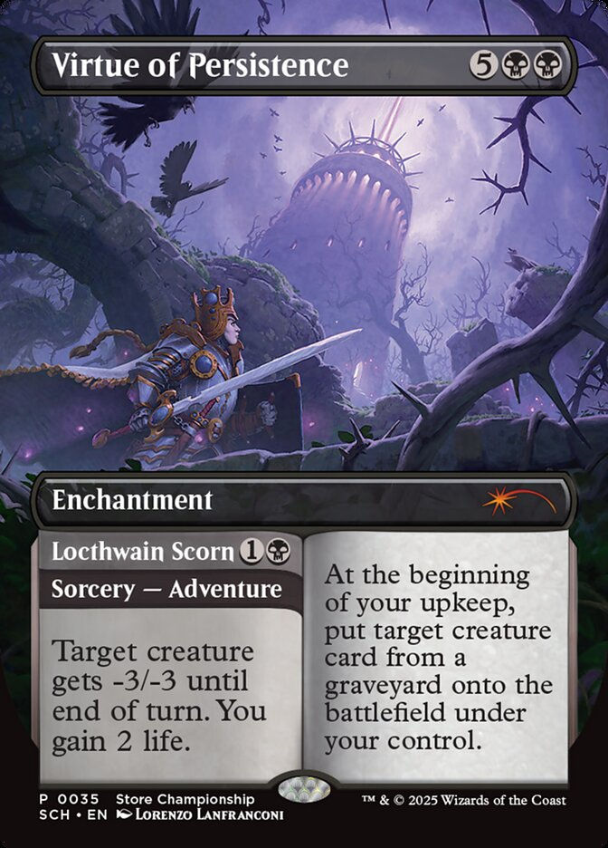 Virtue of Persistence // Locthwain Scorn (SCH) (35) / Borderless