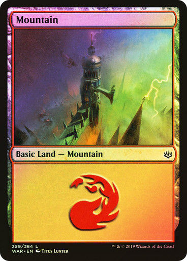 Mountain (WAR) (259) / Foil