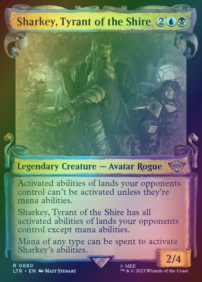 Sharkey, Tyrant of the Shire (LTR) (680) / Showcase / Foil