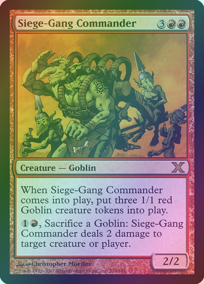 Siege-Gang Commander (10E) (234) / Foil