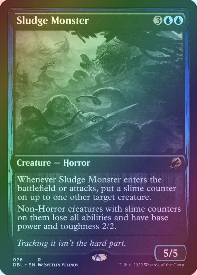 Sludge Monster (DBL) (76) / Foil