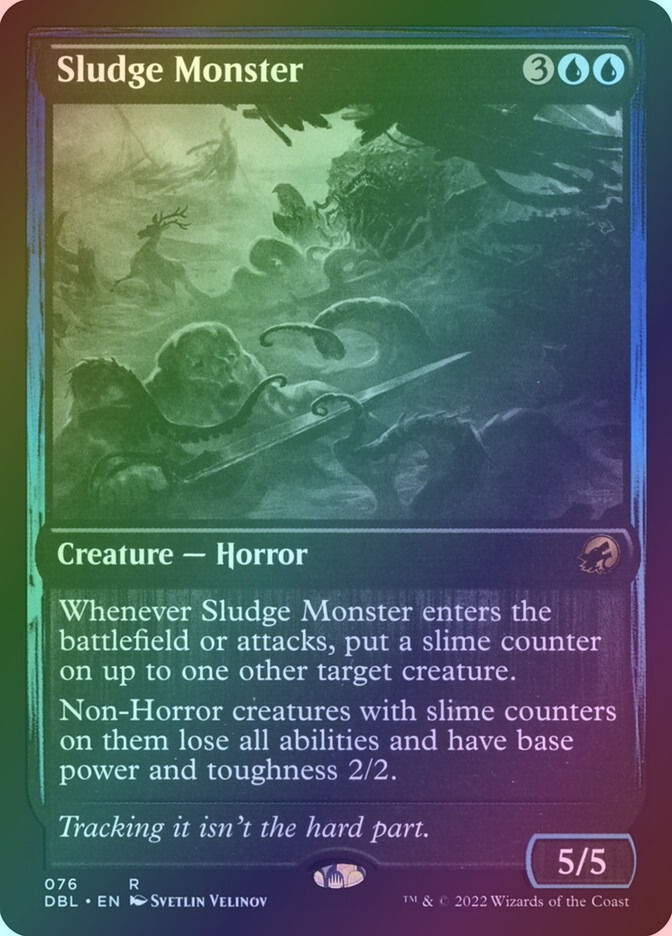 Sludge Monster (DBL) (76) / Foil
