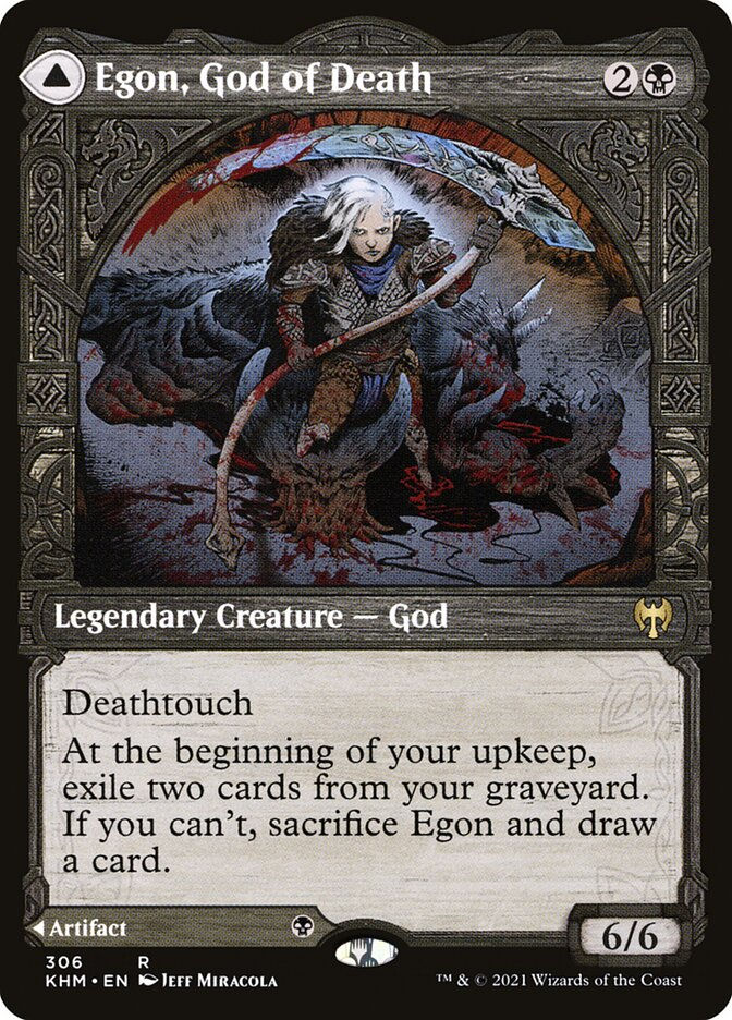 Egon, God of Death // Throne of Death (KHM) (306) / Showcase — cara 1 de 2