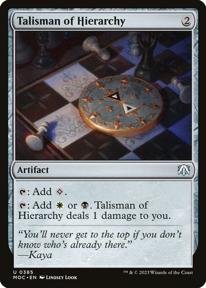 Talisman of Hierarchy (MOC) (385)