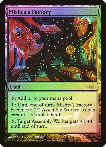 Mishra's Factory (G05) (4) / Judge Foil