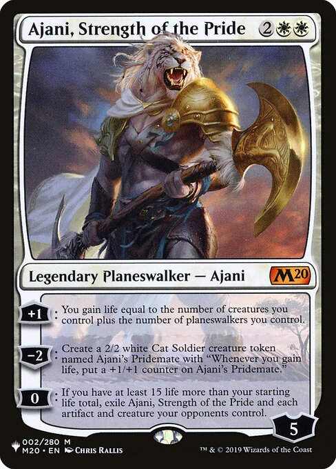 Ajani, Strength of the Pride (PLST) (M20-2)