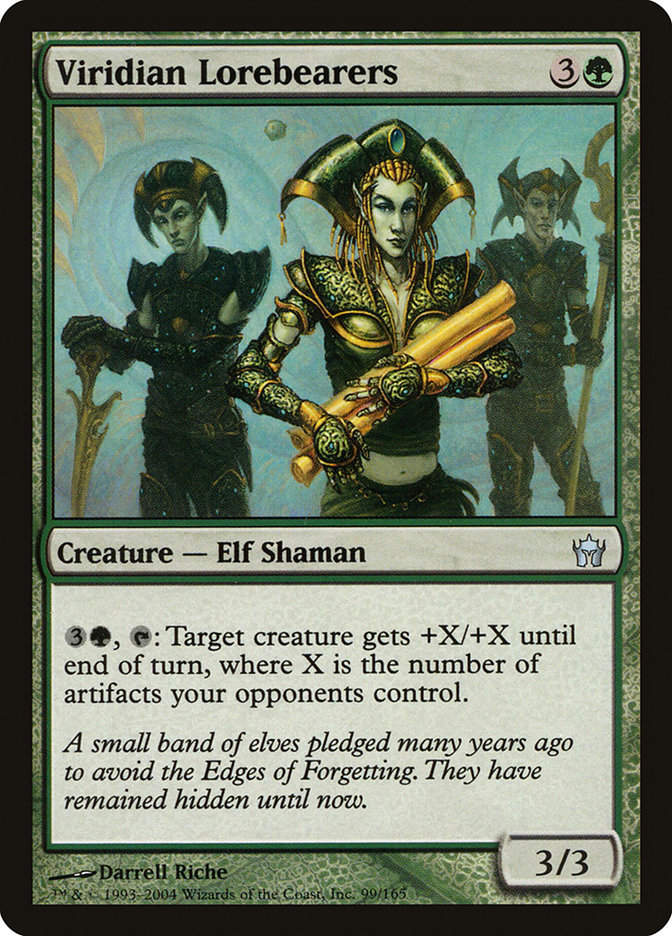 Viridian Lorebearers (5DN) (99) / Foil