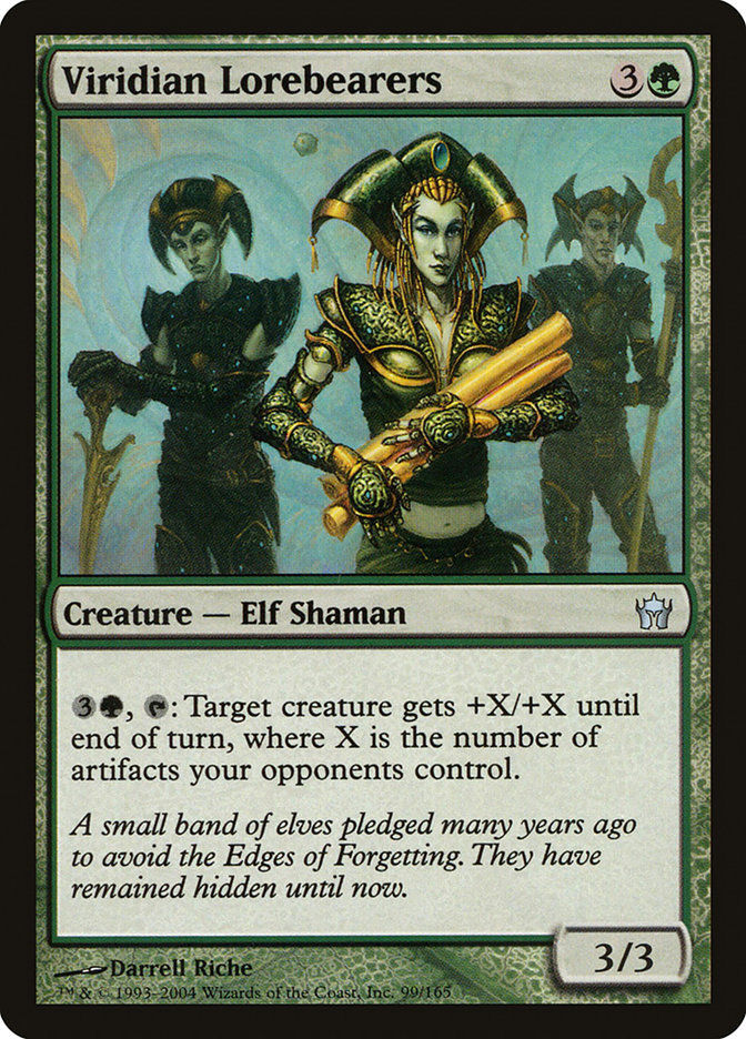 Viridian Lorebearers (5DN) (99) / Foil
