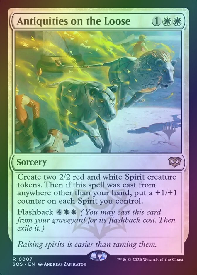 Antiquities on the Loose (PSOS) (7p) / Foil
